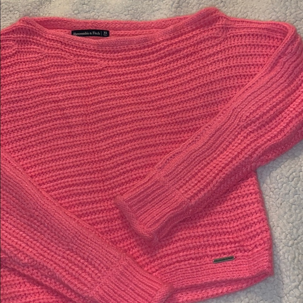 Abercrombie one-shoulder sweater!